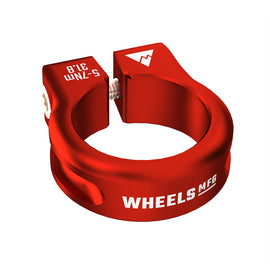 Wheels Manufacturing Seatpost Clamp - 31.8mm Bolt-On Red