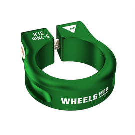 Wheels Manufacturing Seatpost Clamp - 31.8mm Bolt-On Green