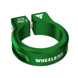 Wheels Manufacturing Seatpost Clamp - 34.9mm Bolt-On Green