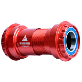 Wheels Mfg PF30 to Outboard BB 24mm Base Model Red