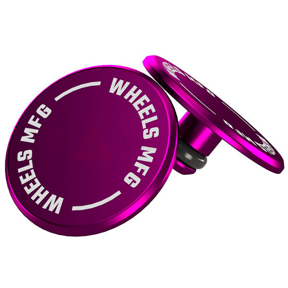 Wheels Manufacturing Wheels Manufacturing Standard Thru Axle Cap Set - Purple