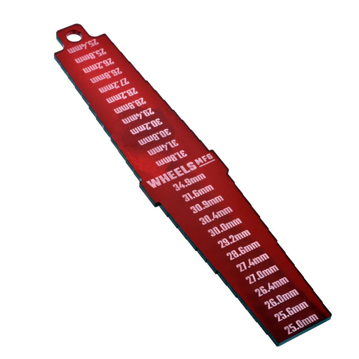 Wheels Mfg Seatpost Sizing Gauge Red