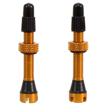 Industry Nine Tubeless Valves - 40mm Gold Pair