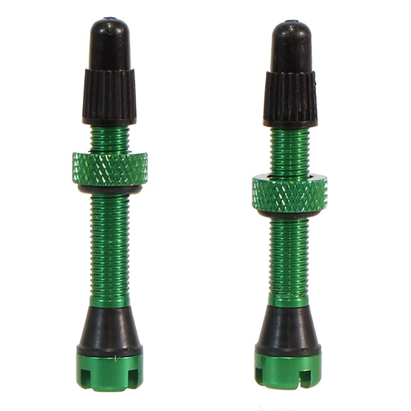 Industry Nine Tubeless Valves - 40mm Green Pair