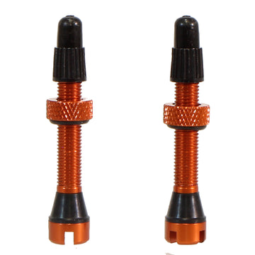 Industry Nine Tubeless Valves - 40mm Orange Pair
