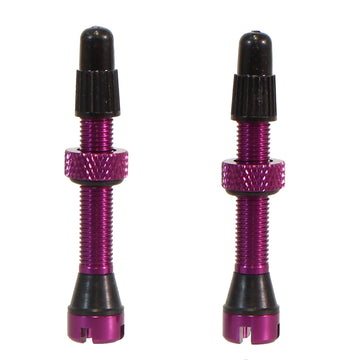 Industry Nine Tubeless Valves - 40mm Purple Pair