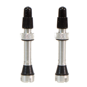 Industry Nine Tubeless Valves - 40mm Silver Pair