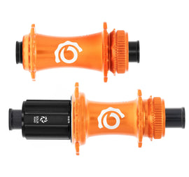 Industry Nine Solix CL Disc Hubs 12x100/142 TA 28h HG11 Orange