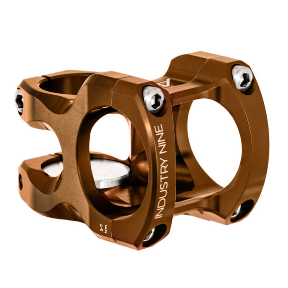Industry Nine A35 Stem - 40mm 35 Clamp +/-8 1 1/8" Aluminum Bronze