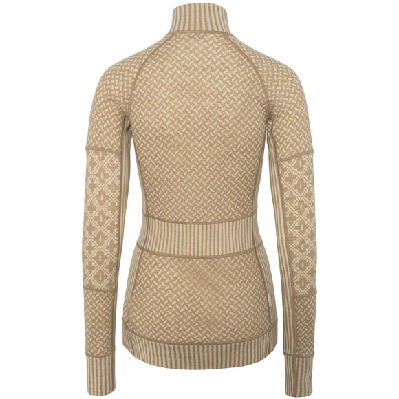 Kari Traa Smekker Half Zip Base Layer - 100% Merino Wool