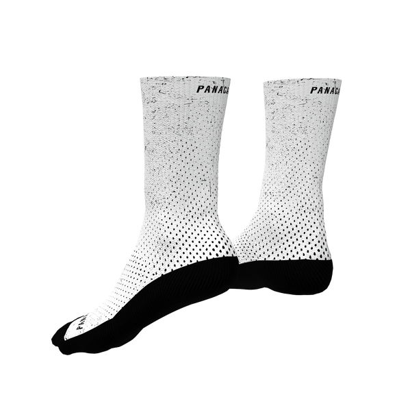 Panache Pro 6" Sock - White Grunge