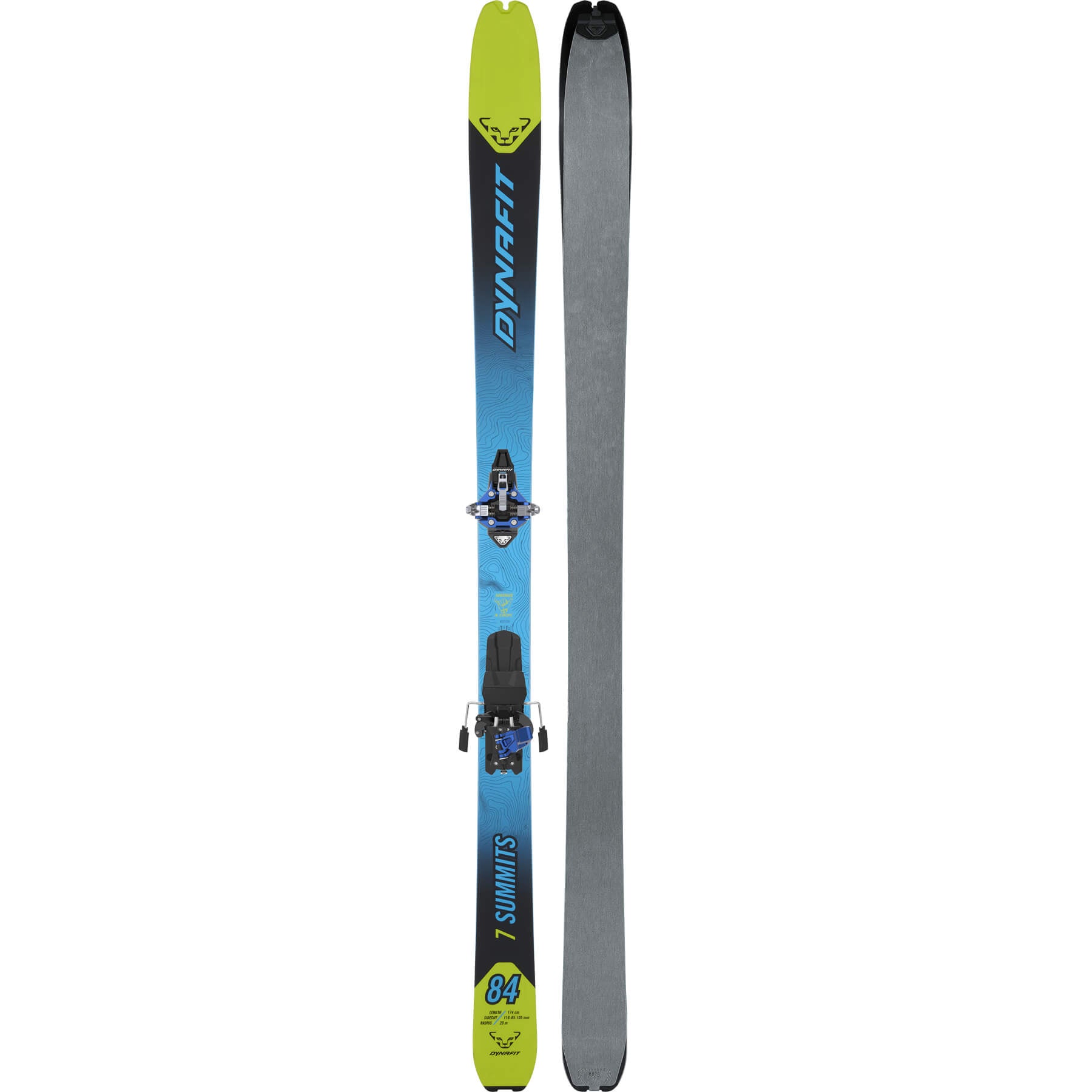 高感度ショップで2023年売れたブランド Summits+ Seven Dynafit Ski Boulder | Yellow/Black Lime Set スキー