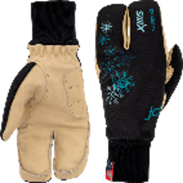 Swix Jessie Diggins JD Split Mitt Teal