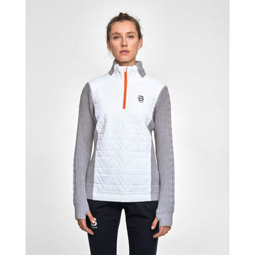 Buy snow-white-10000 Bjorn Daehlie Sweater Half Zip Comfy Women