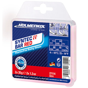 Buy red Holmenkol Racing Wax Bar 70g