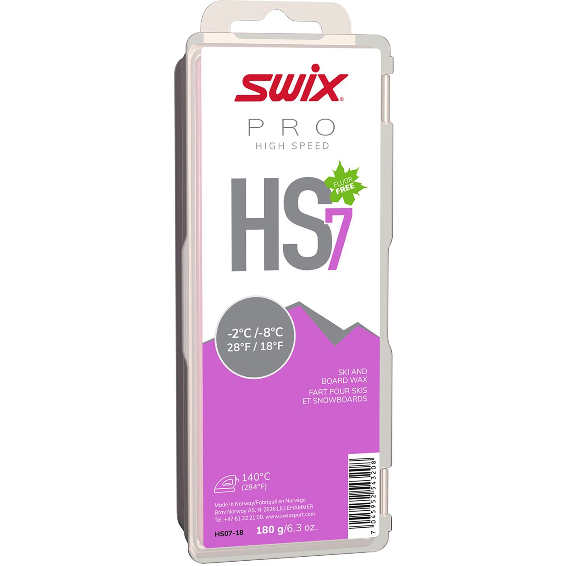Swix HS High Speed Glide Wax 180g-4