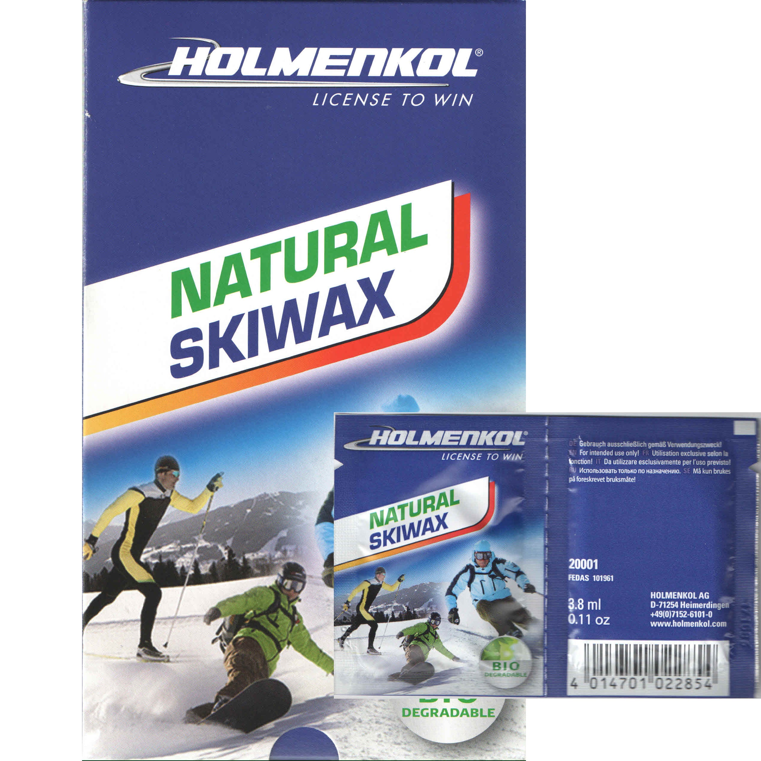 Holmenkol Natural Wax Single