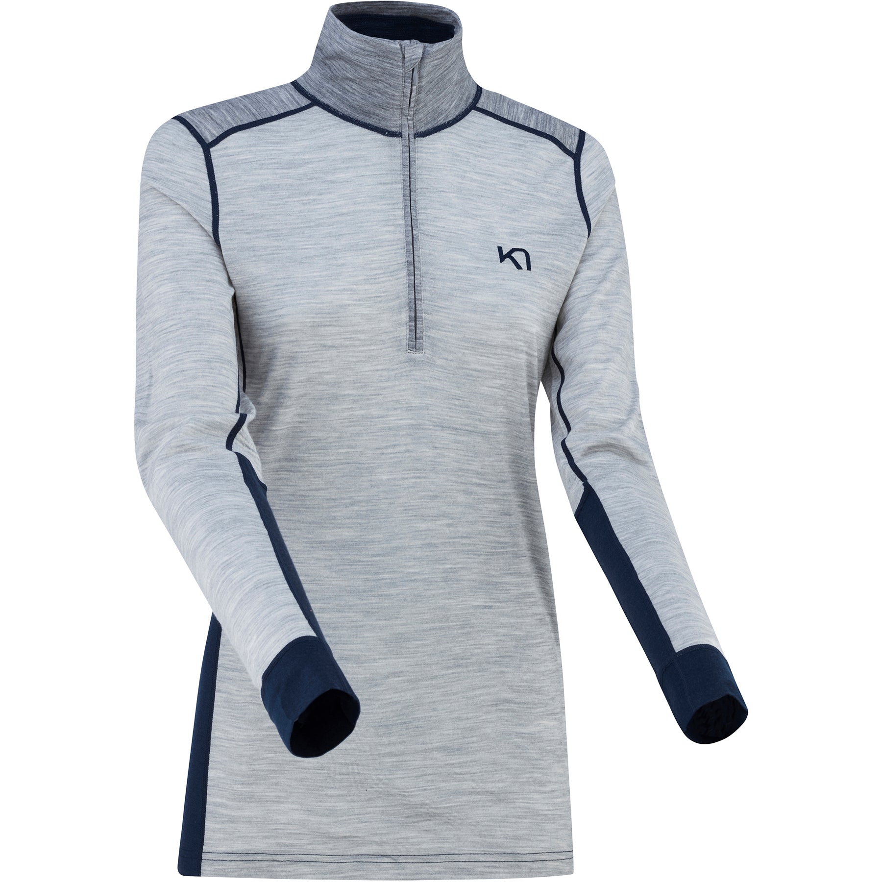 Kari Traa Lam Wool Half Zip – 100% Merino Wool W | Boulder Nordic