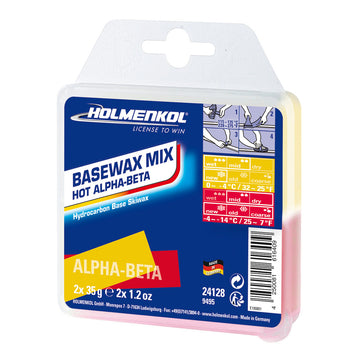 Holmenkol WC Basewax Mix Hot 2x35g