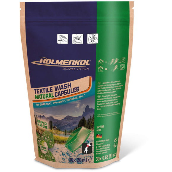 Holmenkol Textile Wash Natural Capsules