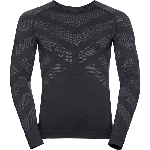 Odlo Kinship Warm Bl Top Crew Neck L/S M