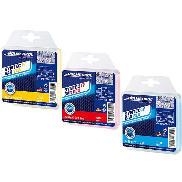 Holmenkol Syntec FF Racing Wax Bar 70g